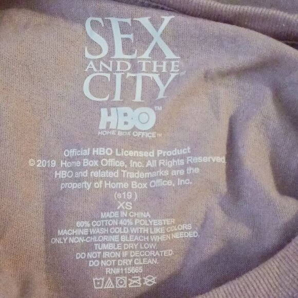 Funny T Shirt Pink Shopping is My Cardio Sex In the City Graphic Tee Size XS - Picture 5 of 5